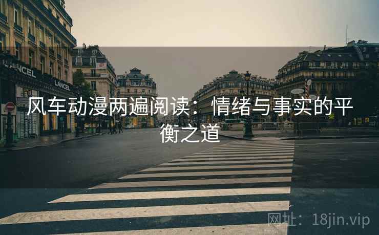 风车动漫两遍阅读：情绪与事实的平衡之道