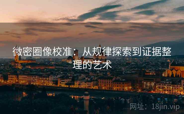 微密圈像校准：从规律探索到证据整理的艺术
